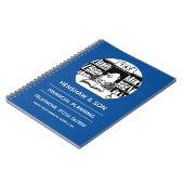 財務計画または会計士のプロモーション ノートブック (左側)