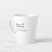 財務部コーヒーマグ カフェラテマグ (左アングル)