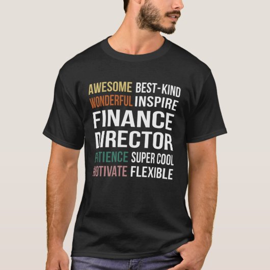 財務部長の評価 Tシャツ (正面)