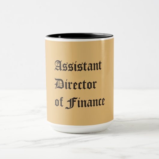 「財務部長補佐」 マグカップ (中央)