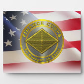 財務隊陸軍退役軍人 フォトプラーク (正面)