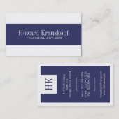 財務顧問の名刺 名刺 (正面/裏面)