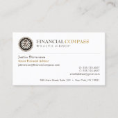 財務顧問アナリスト・ファイナンス・コンパス 名刺 (正面)