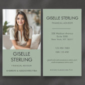 財務顧問セージグリーンプロフェッショナル写真 名刺