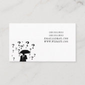 財務顧問マネー会計名刺 名刺 (裏面)