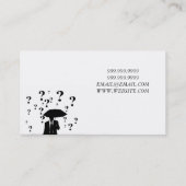 財務顧問マネー会計名刺 名刺 (裏面)