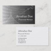 財務顧問個人用カード 名刺 (正面/裏面)