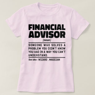 財務顧問名詞財務コンクールサルティングジョブ Tシャツ