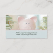 財務顧問貯蓄クレジットの修復 名刺 (裏面)