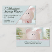 財務顧問貯蓄クレジットの修復 名刺 (正面/裏面)