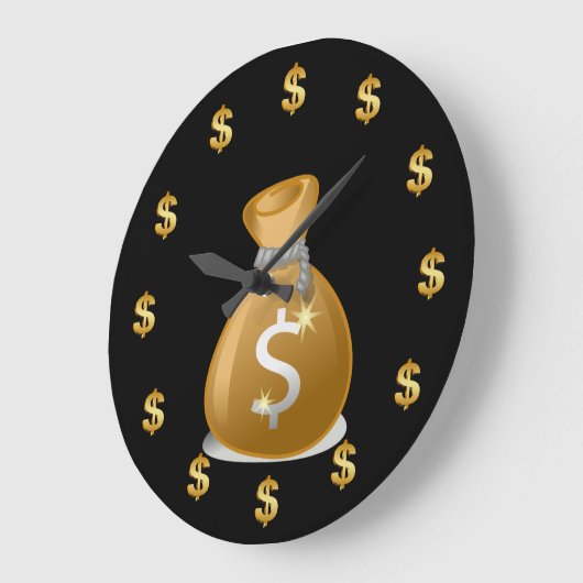 財務顧問 ラージ壁時計 (傾斜)