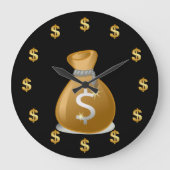 財務顧問 ラージ壁時計 (正面)