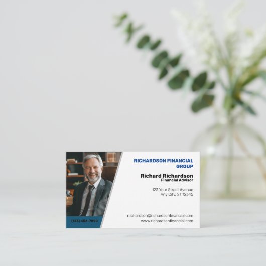 財務顧問 名刺 (スタンド正面)