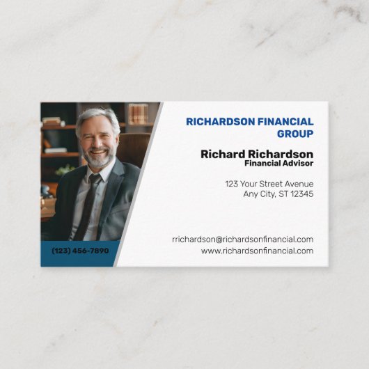 財務顧問 名刺 (正面)