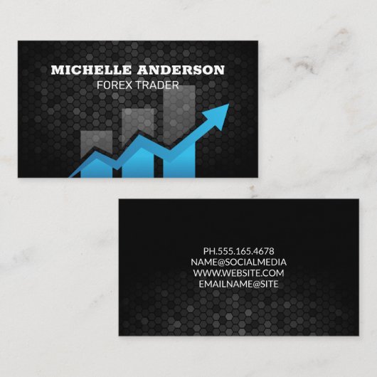 財務 |グラフ | Fin Tech 名刺 (正面/裏面)