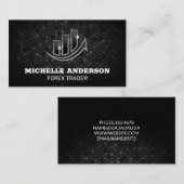 財務 | バーグラフのロゴ | 株式 名刺 (正面/裏面)