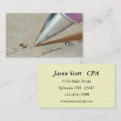 財務 名刺 (正面/裏面)