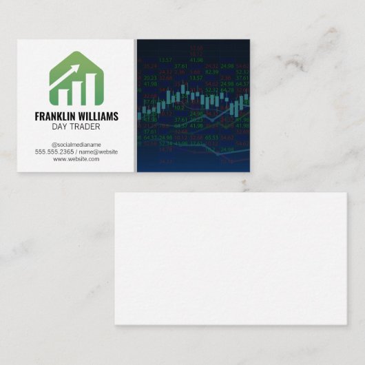 財務 | 日取引株式 名刺 (正面/裏面)