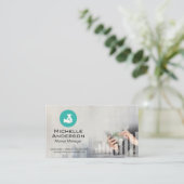 財務 | 株価チャート 名刺 (スタンド正面)