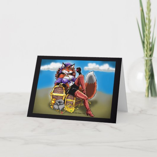 財宝の挨拶状 カード (正面)