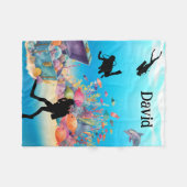 財宝箱フリースブランケット フリースブランケット (正面(横))