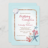 財宝from the Sea招待状 招待状 (正面/裏面)