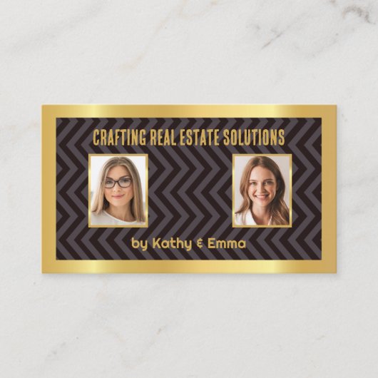 財実在務名 名刺 (正面)