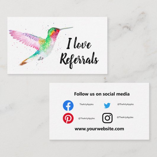 財実在団アボカドの評価マーケティング戦略 名刺 (正面/裏面)