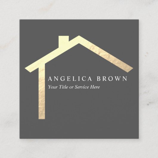 財実在団名刺 スクエア名刺 (正面)