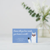 財実在団評価マーケティング戦略 名刺 (スタンド正面)