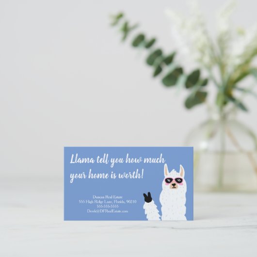 財実在団評価マーケティング戦略 名刺 (スタンド正面)