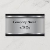 財実在産業者 |テンプレート |プロフェッショナル 名刺 (裏面)