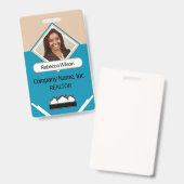 財実在産業者 バッジ (Front & Back)