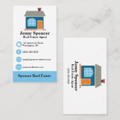 財実在産業者 名刺 (正面/裏面)