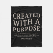 財布が可愛いクリスチャンの女10代のの子とJes フリースブランケット (正面)