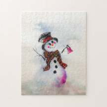 財布きらきら光る付き雪パズル