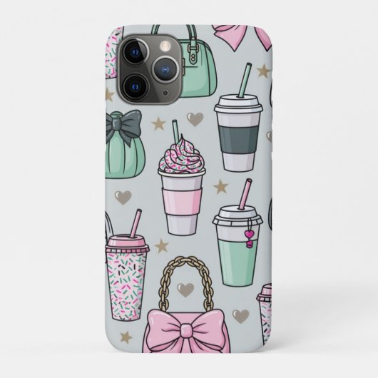 財布とラテ Case-Mate iPhoneケース (裏)