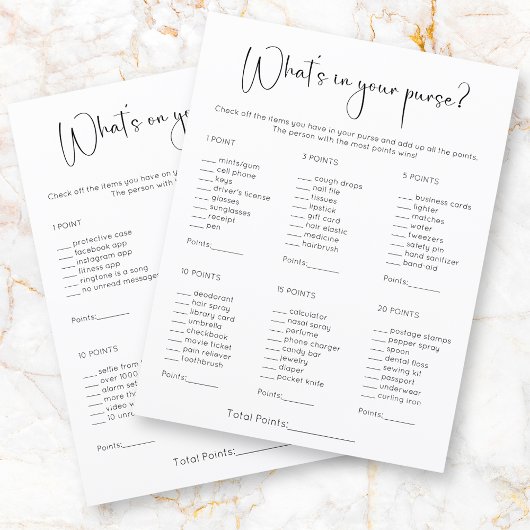 財布と電話のゲームの両面