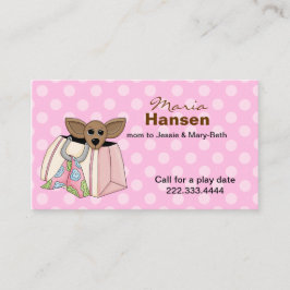 財布のお母さんカードのかわいいチワワ コーリングカード