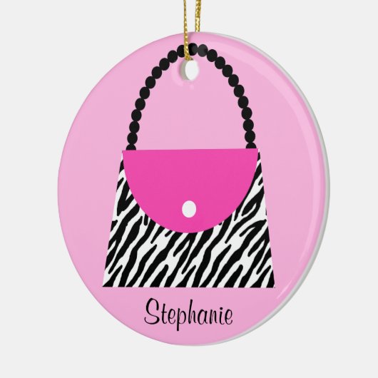 財布のクリスマスのオーナメント セラミックオーナメント (左)