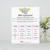 財布のゲームで象の赤ちゃんシャワー (スタンド正面)