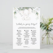 財布のゲームのベビシャワーゲーム (スタンド正面)