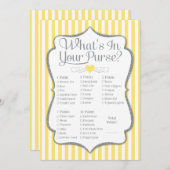 財布のゲームの中に何が黄色の灰色のシャワー (正面/裏面)