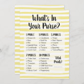 財布のゲームの中に何が黄色の白いシャワー (正面/裏面)