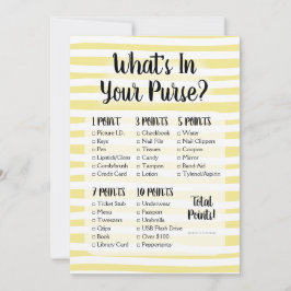 財布のゲームの中に何が黄色の白いシャワー