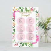 財布のシャワーゲームのブライダルシャワー (スタンド正面)