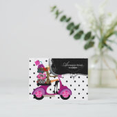 財布のスクーターの女の子のハンドバッグのファッションの点 名刺 (スタンド正面)