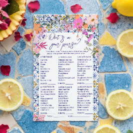 財布のブライダルシャワーゲームイタリアンの内容