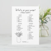 財布のブライダルシャワー プログラム (スタンド正面)