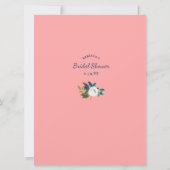 財布のブライダルシャワー 招待状 (裏面)